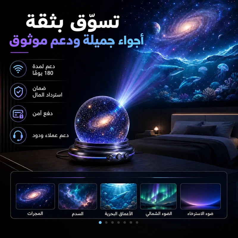 🔮Topacme®🔥 بروجكتر إضاءة ليلية للأجواء والنجوم