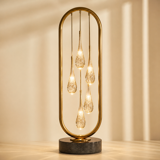 Champagne Cascade Ambient Lamp by Homivax